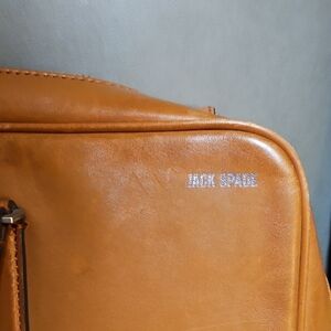 Jack Spade Brown Leather Briefcase.